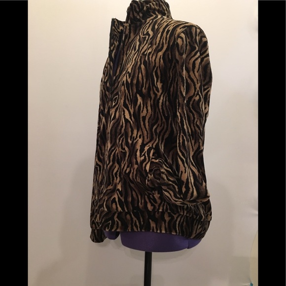 Animal print light weight jacket sz 16 - Picture 2 of 4